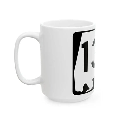 Alabama 134 (Alabama) (Road Sign) White Coffee Mug - Go Mug Yourself