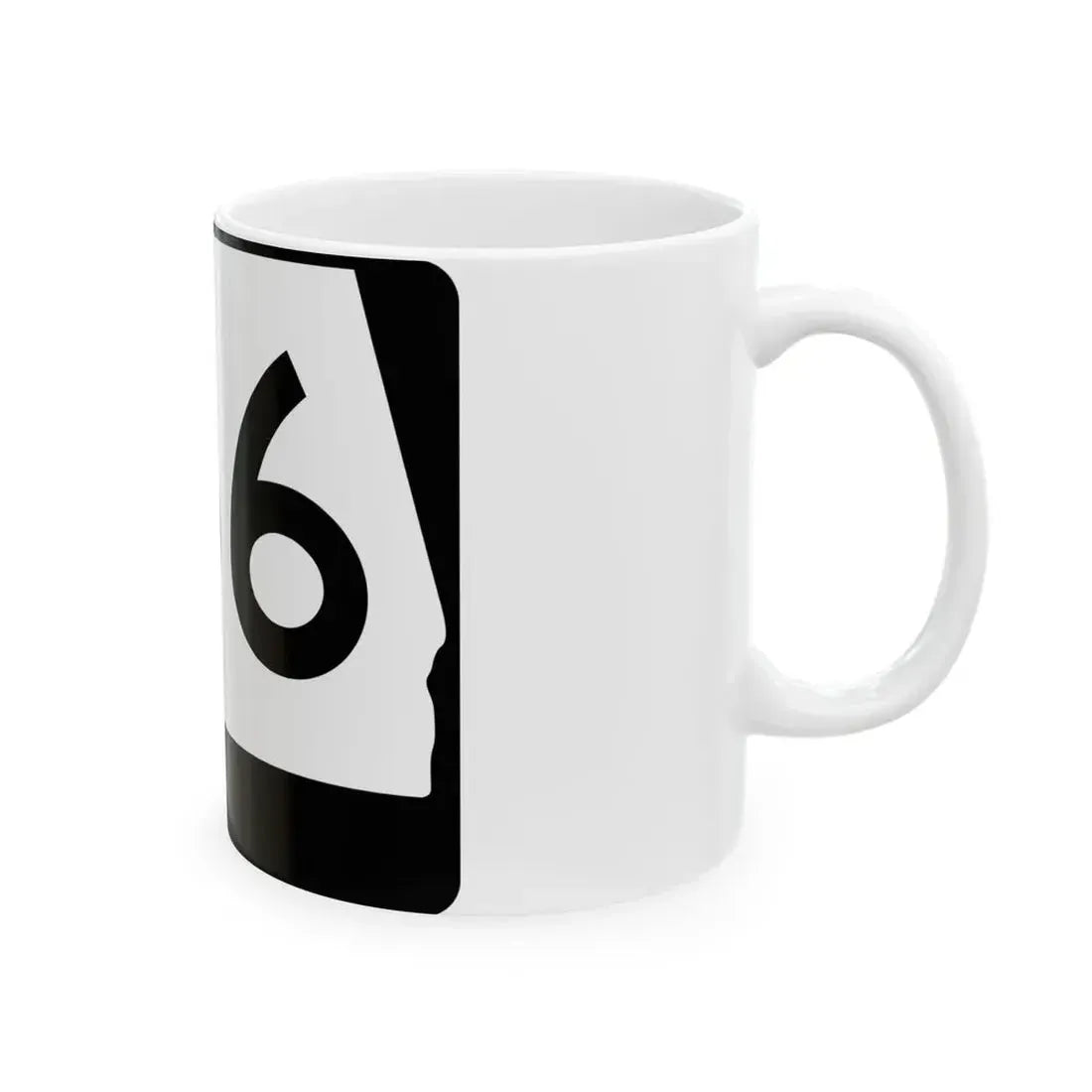 Alabama 136 (Alabama) (Road Sign) White Coffee Mug - Go Mug Yourself