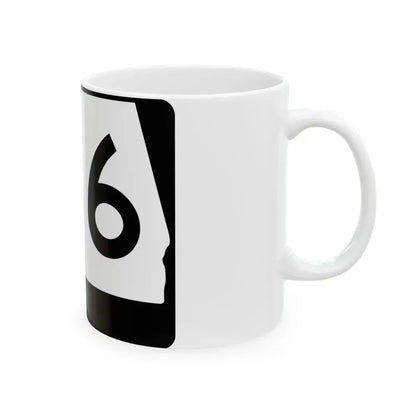 Alabama 136 (Alabama) (Road Sign) White Coffee Mug - Go Mug Yourself