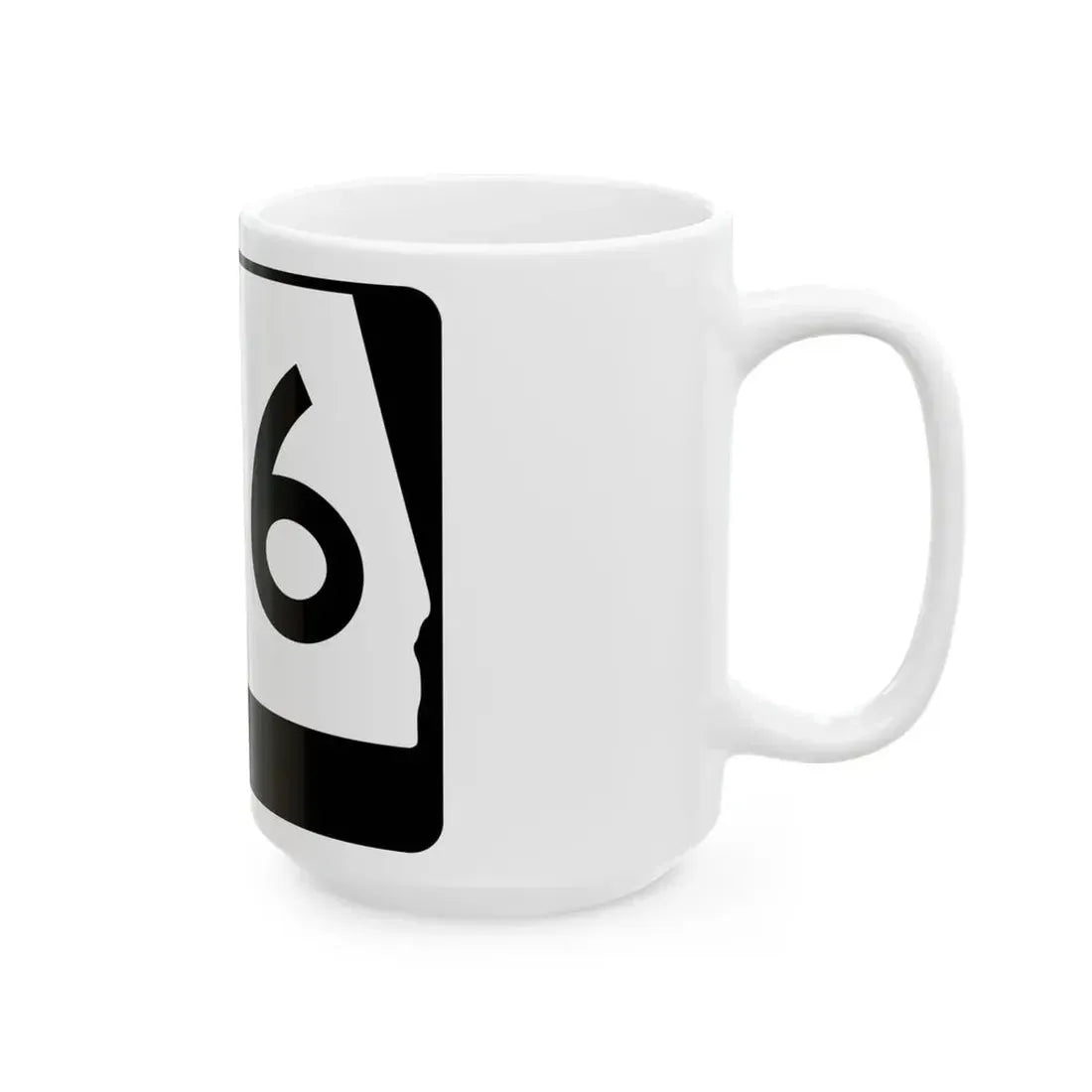 Alabama 136 (Alabama) (Road Sign) White Coffee Mug - Go Mug Yourself