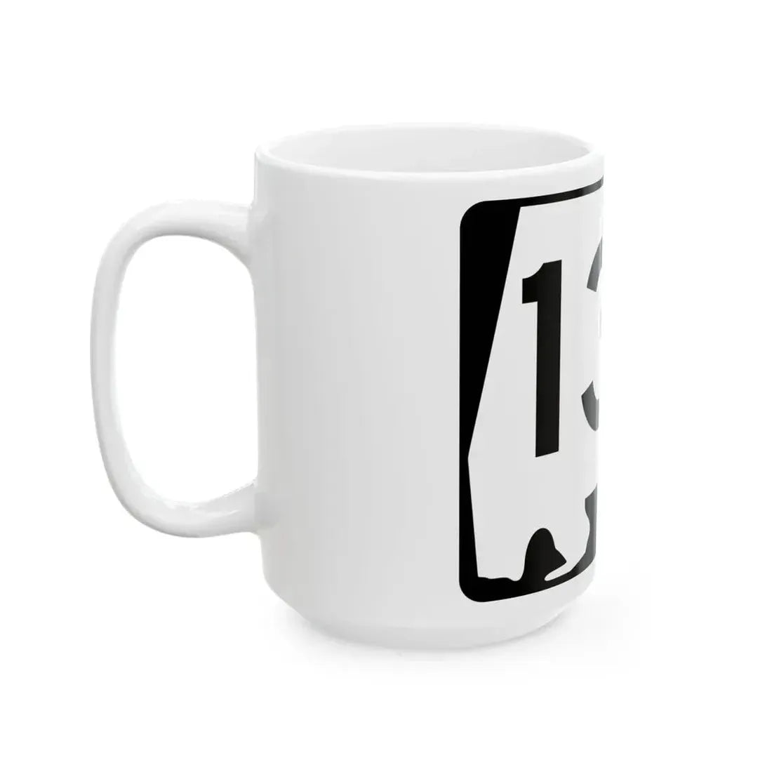 Alabama 137 (Alabama) (Road Sign) White Coffee Mug - Go Mug Yourself