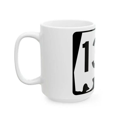 Alabama 137 (Alabama) (Road Sign) White Coffee Mug - Go Mug Yourself