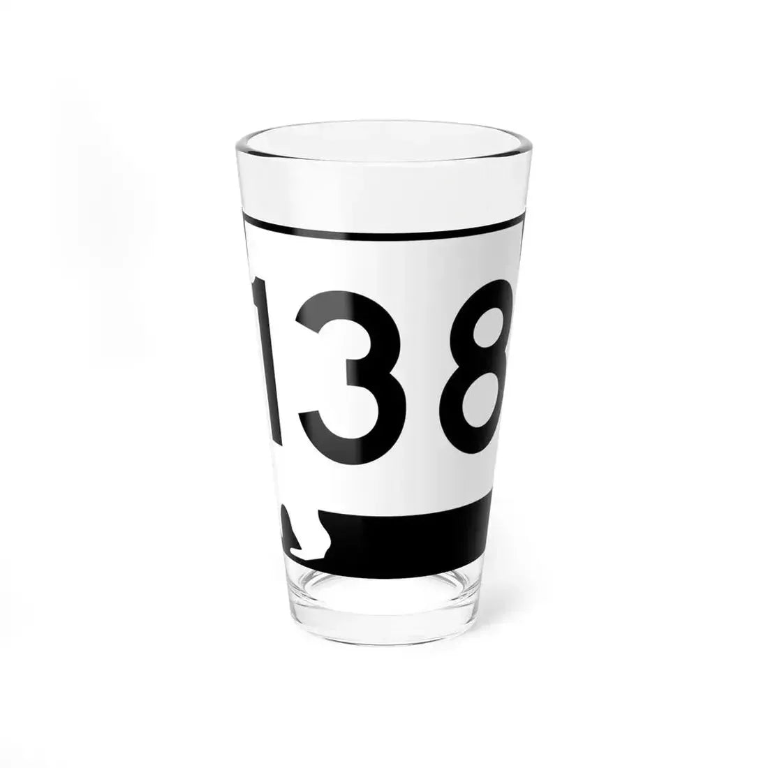 Alabama 138 (Alabama) (Road Sign) Pint Glass 16oz 16oz - Go Mug Yourself