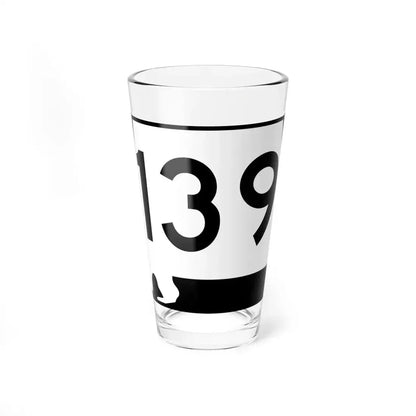 Alabama 139 (Alabama) (Road Sign) Pint Glass 16oz 16oz - Go Mug Yourself
