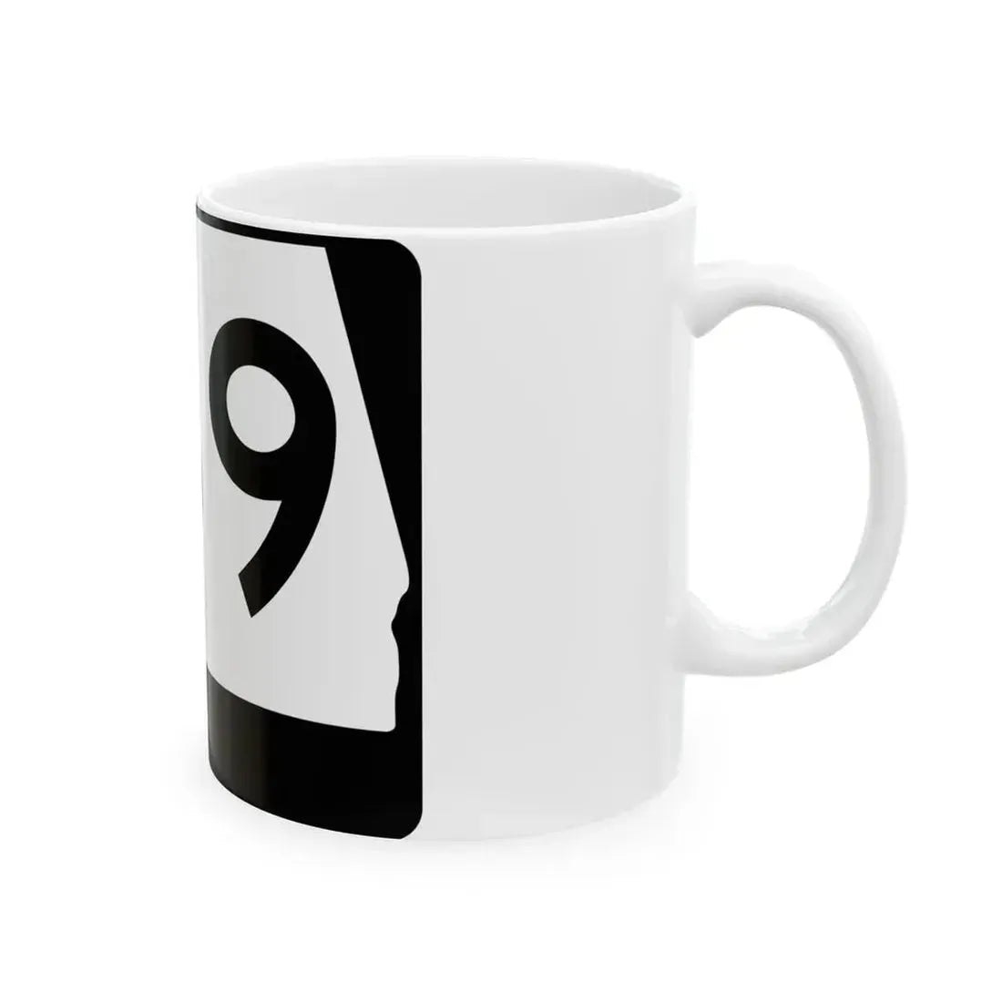Alabama 139 (Alabama) (Road Sign) White Coffee Mug - Go Mug Yourself