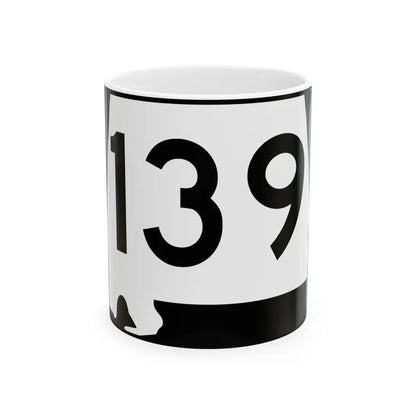 Alabama 139 (Alabama) (Road Sign) White Coffee Mug - Go Mug Yourself