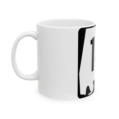 Alabama 14 (Alabama) (Road Sign) White Coffee Mug - Go Mug Yourself