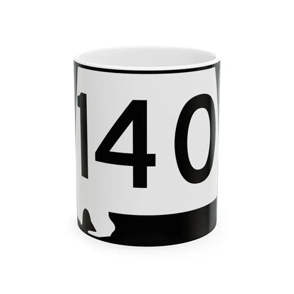 Alabama 140 (Alabama) (Road Sign) White Coffee Mug 11oz - Go Mug Yourself