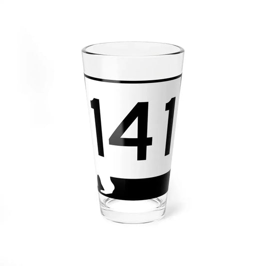 Alabama 141 (Alabama) (Road Sign) Pint Glss 16oz 16oz - Go Mug Yourself
