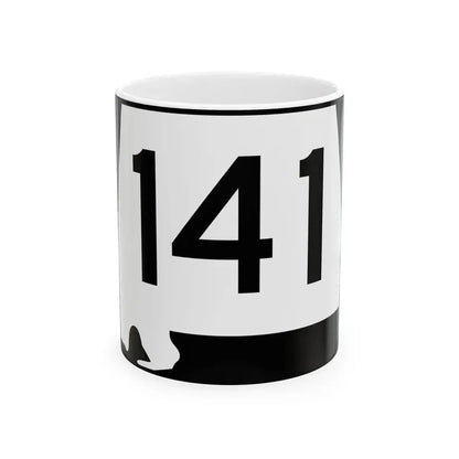 Alabama 141 (Alabama) (Road Sign) White Coffee Mug 11oz - Go Mug Yourself
