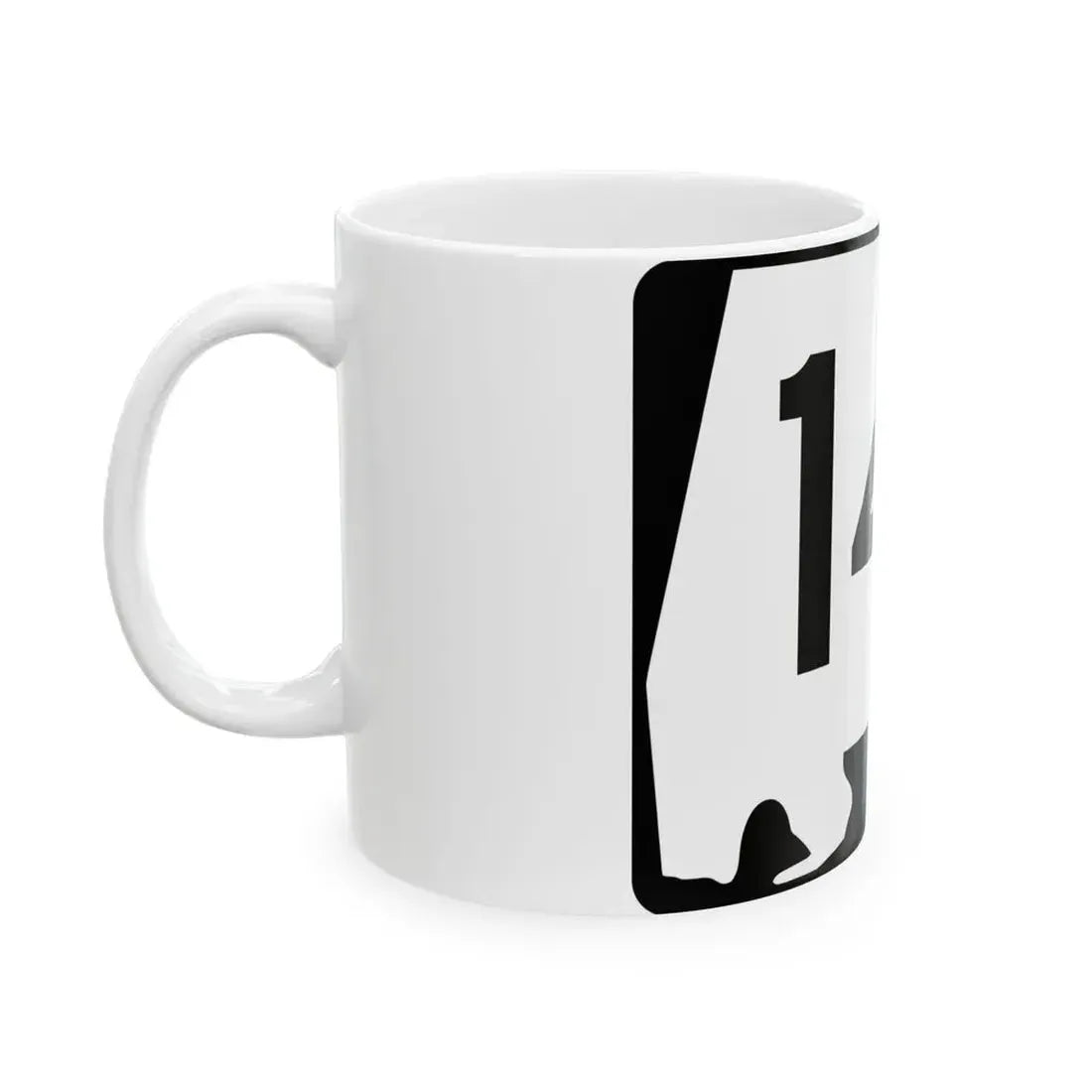 Alabama 141 (Alabama) (Road Sign) White Coffee Mug - Go Mug Yourself