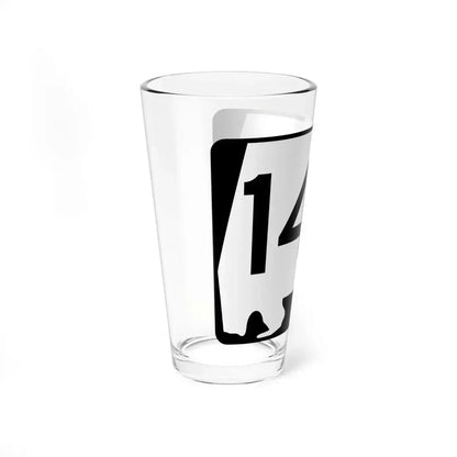 Alabama 143 (Alabama) (Road Sign) Pint Glass 16oz - Go Mug Yourself