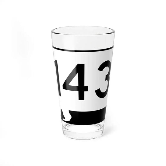Alabama 143 (Alabama) (Road Sign) Pint Glss 16oz 16oz - Go Mug Yourself
