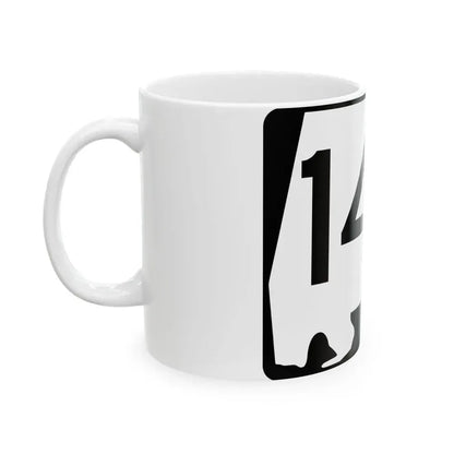 Alabama 143 (Alabama) (Road Sign) White Coffee Mug - Go Mug Yourself