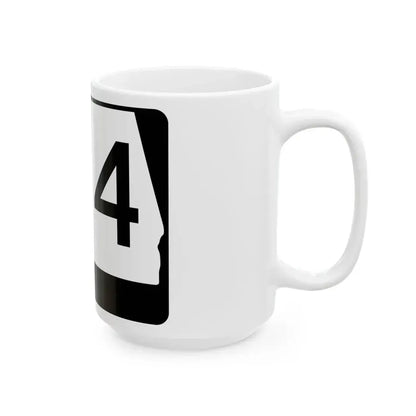 Alabama 144 (Alabama) (Road Sign) White Coffee Mug - Go Mug Yourself