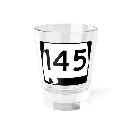 Alabama 145 (Alabama) (Road Sign) Shot Glass 1.5oz 1.5oz - Go Mug Yourself