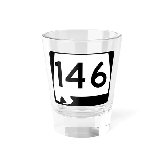Alabama 146 (Alabama) (Road Sign) Shot Glass 1.5oz 1.5oz - Go Mug Yourself