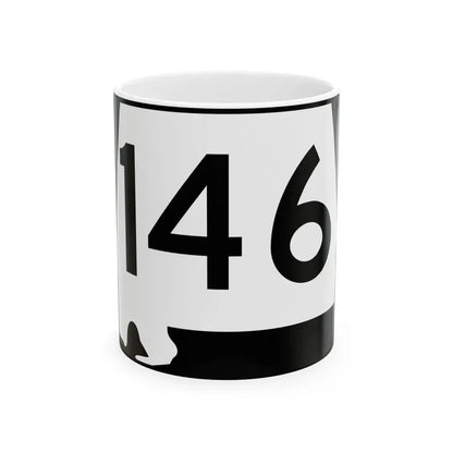 Alabama 146 (Alabama) (Road Sign) White Coffee Mug 11oz - Go Mug Yourself