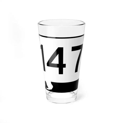 Alabama 147 (Alabama) (Road Sign) Pint Glass 16oz 16oz - Go Mug Yourself