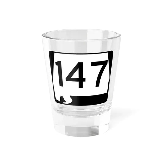Alabama 147 (Alabama) (Road Sign) Shot Glass 1.5oz 1.5oz - Go Mug Yourself