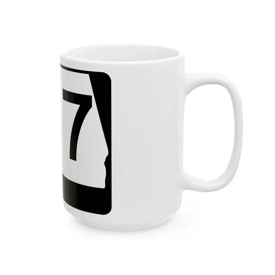 Alabama 147 (Alabama) (Road Sign) White Coffee Mug - Go Mug Yourself