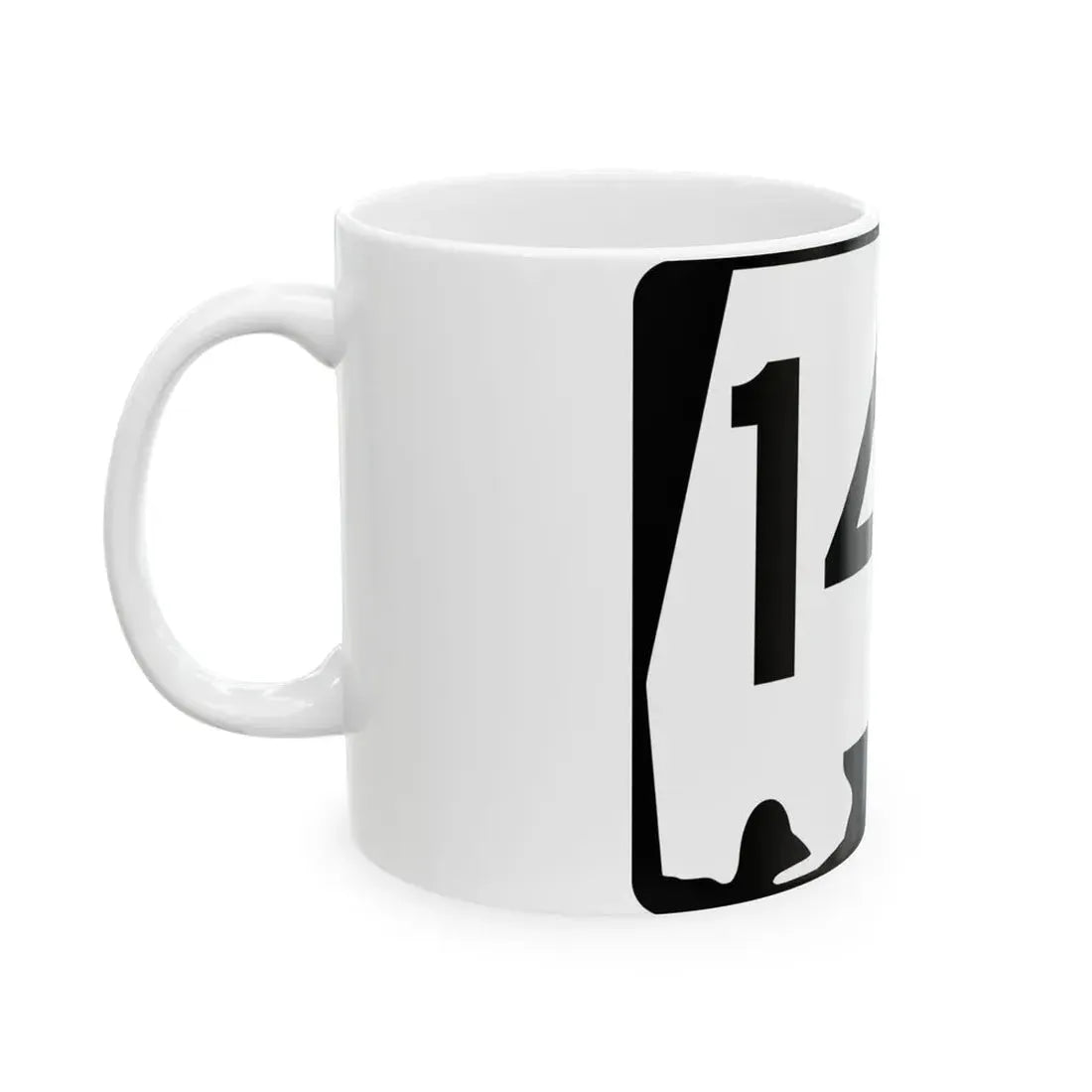 Alabama 147 (Alabama) (Road Sign) White Coffee Mug - Go Mug Yourself