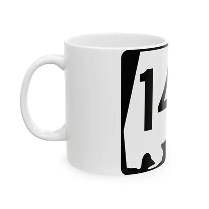 Alabama 147 (Alabama) (Road Sign) White Coffee Mug - Go Mug Yourself