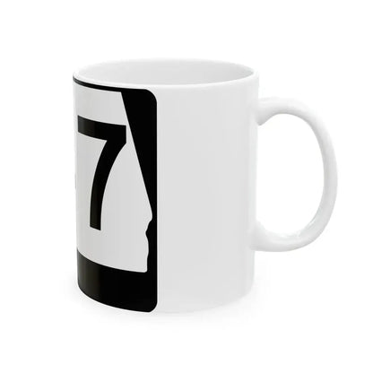 Alabama 147 (Alabama) (Road Sign) White Coffee Mug - Go Mug Yourself