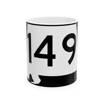 Alabama 149 (Alabama) (Road Sign) White Coffee Mug 11oz - Go Mug Yourself