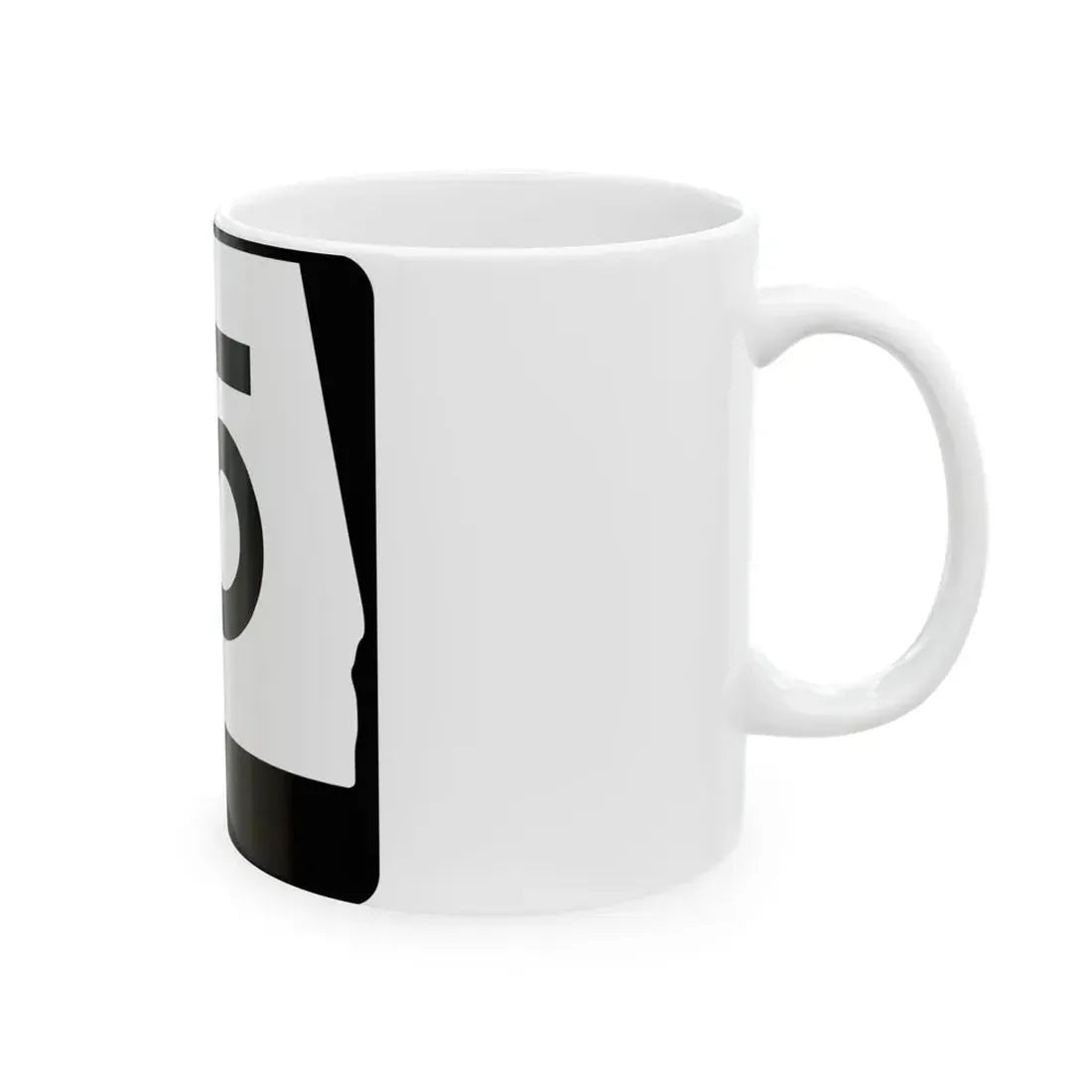 Alabama 15 (Alabama) (Road Sign) White Coffee Mug - Go Mug Yourself