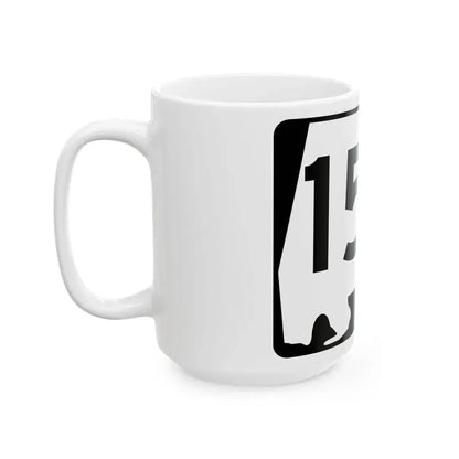 Alabama 150 (Alabama) (Road Sign) White Coffee Mug - Go Mug Yourself