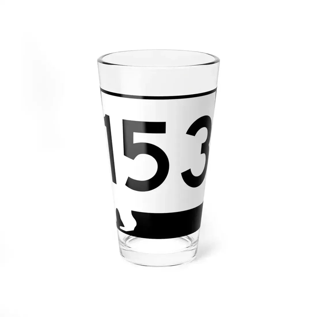 Alabama 153 (Alabama) (Road Sign) Pint Glass 16oz 16oz - Go Mug Yourself