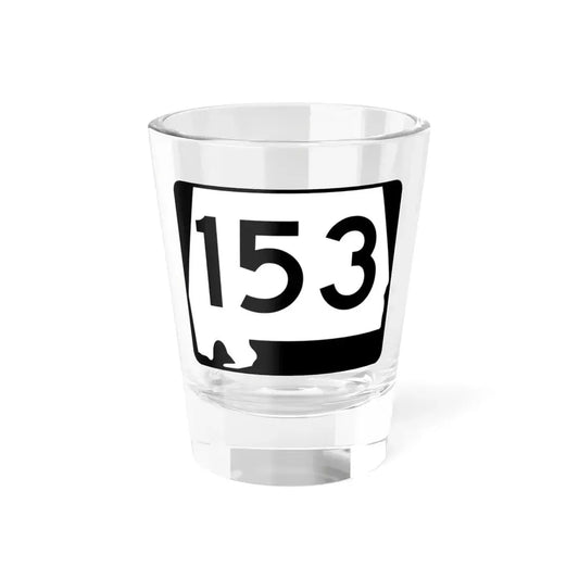 Alabama 153 (Alabama) (Road Sign) Shot Glass 1.5oz 1.5oz - Go Mug Yourself