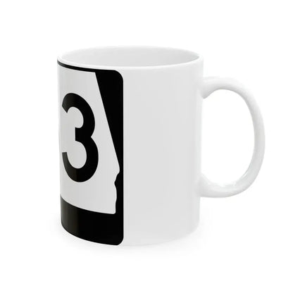Alabama 153 (Alabama) (Road Sign) White Coffee Mug - Go Mug Yourself