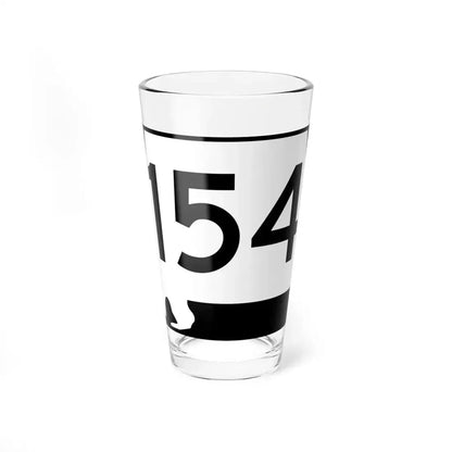Alabama 154 (Alabama) (Road Sign) Pint Glass 16oz 16oz - Go Mug Yourself