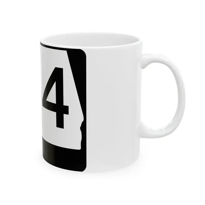 Alabama 154 (Alabama) (Road Sign) White Coffee Mug - Go Mug Yourself