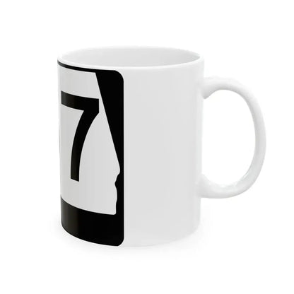 Alabama 157 (Alabama) (Road Sign) White Coffee Mug - Go Mug Yourself