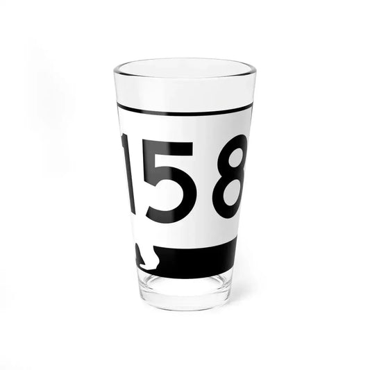 Alabama 158 (Alabama) (Road Sign) Pint Glass 16oz 16oz - Go Mug Yourself