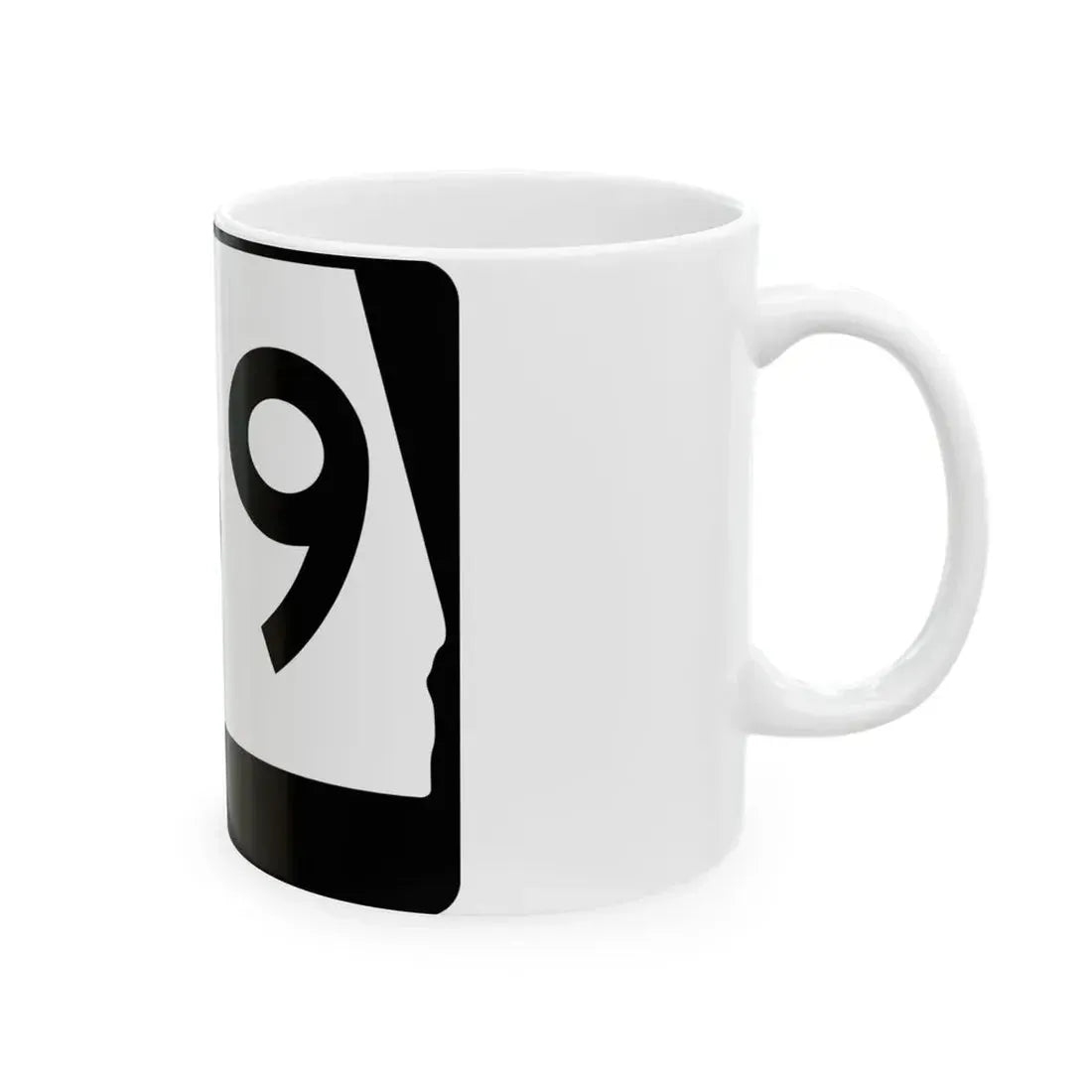 Alabama 159 (Alabama) (Road Sign) White Coffee Mug - Go Mug Yourself