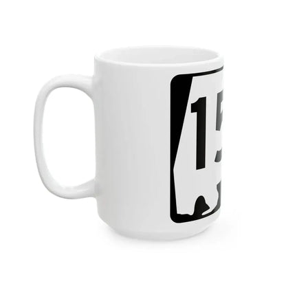 Alabama 159 (Alabama) (Road Sign) White Coffee Mug - Go Mug Yourself