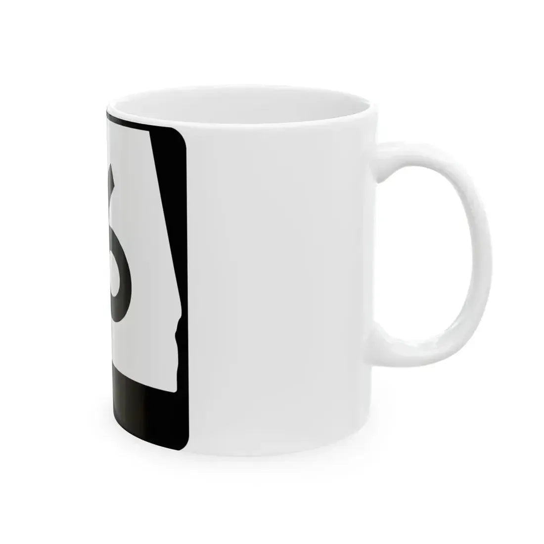 Alabama 16 (Alabama) (Road Sign) White Coffee Mug - Go Mug Yourself