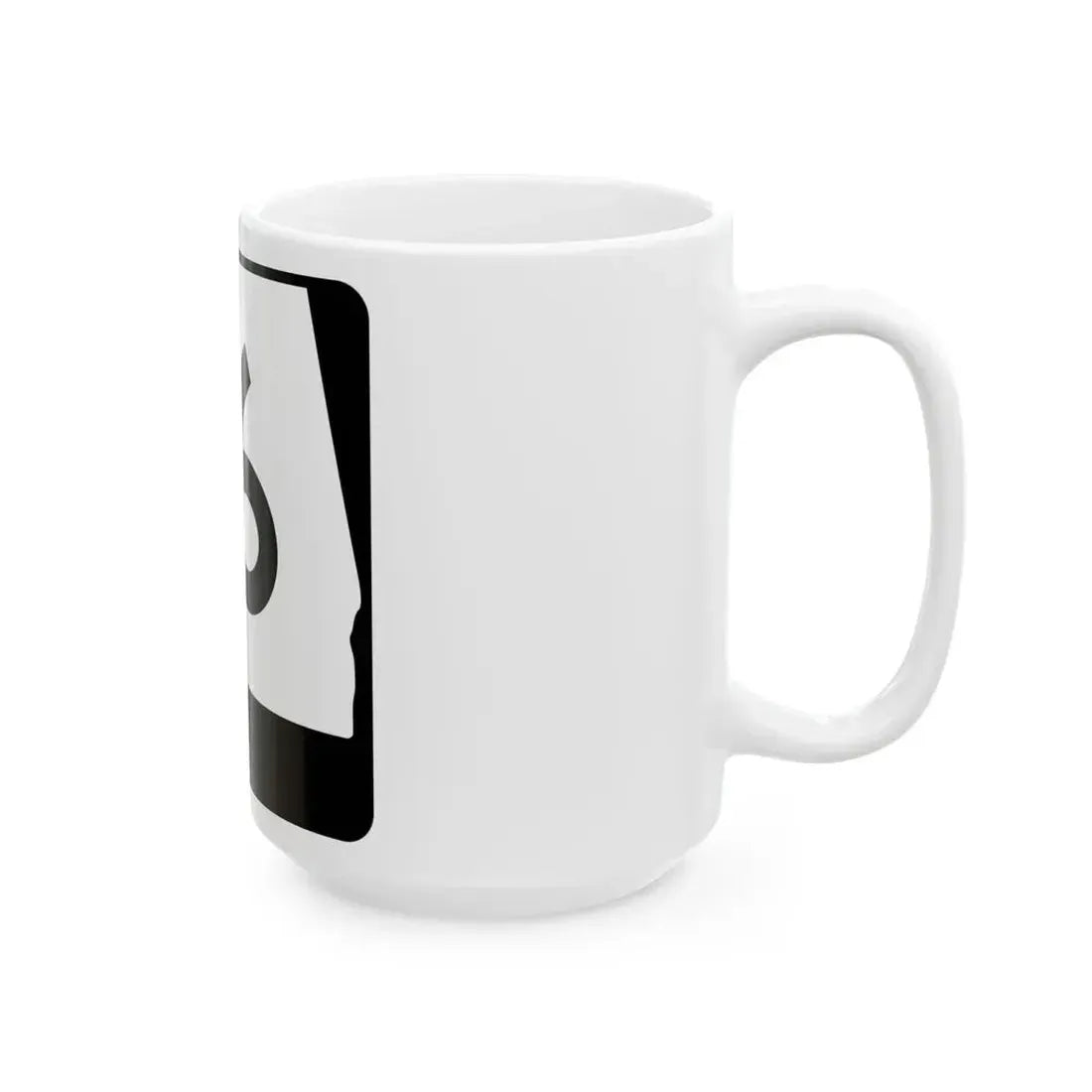 Alabama 16 (Alabama) (Road Sign) White Coffee Mug - Go Mug Yourself
