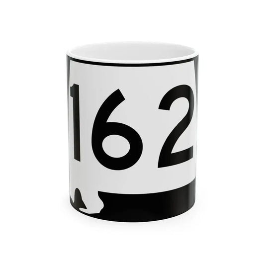 Alabama 162 (Alabama) (Road Sign) White Coffee Mug 11oz - Go Mug Yourself