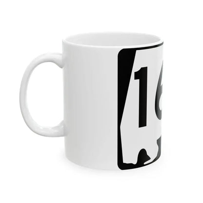 Alabama 164 (Alabama) (Road Sign) White Coffee Mug - Go Mug Yourself