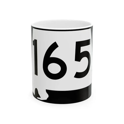Alabama 165 (Alabama) (Road Sign) White Coffee Mug 11oz - Go Mug Yourself