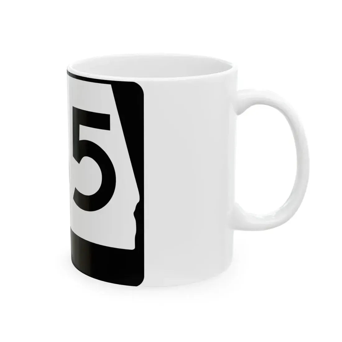 Alabama 165 (Alabama) (Road Sign) White Coffee Mug - Go Mug Yourself