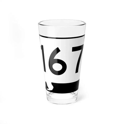 Alabama 167 (Alabama) (Road Sign) Pint Glass 16oz 16oz - Go Mug Yourself