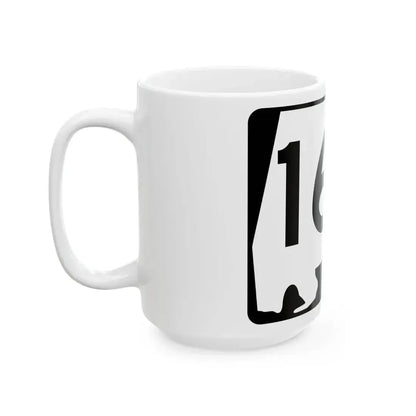 Alabama 168 (Alabama) (Road Sign) White Coffee Mug - Go Mug Yourself