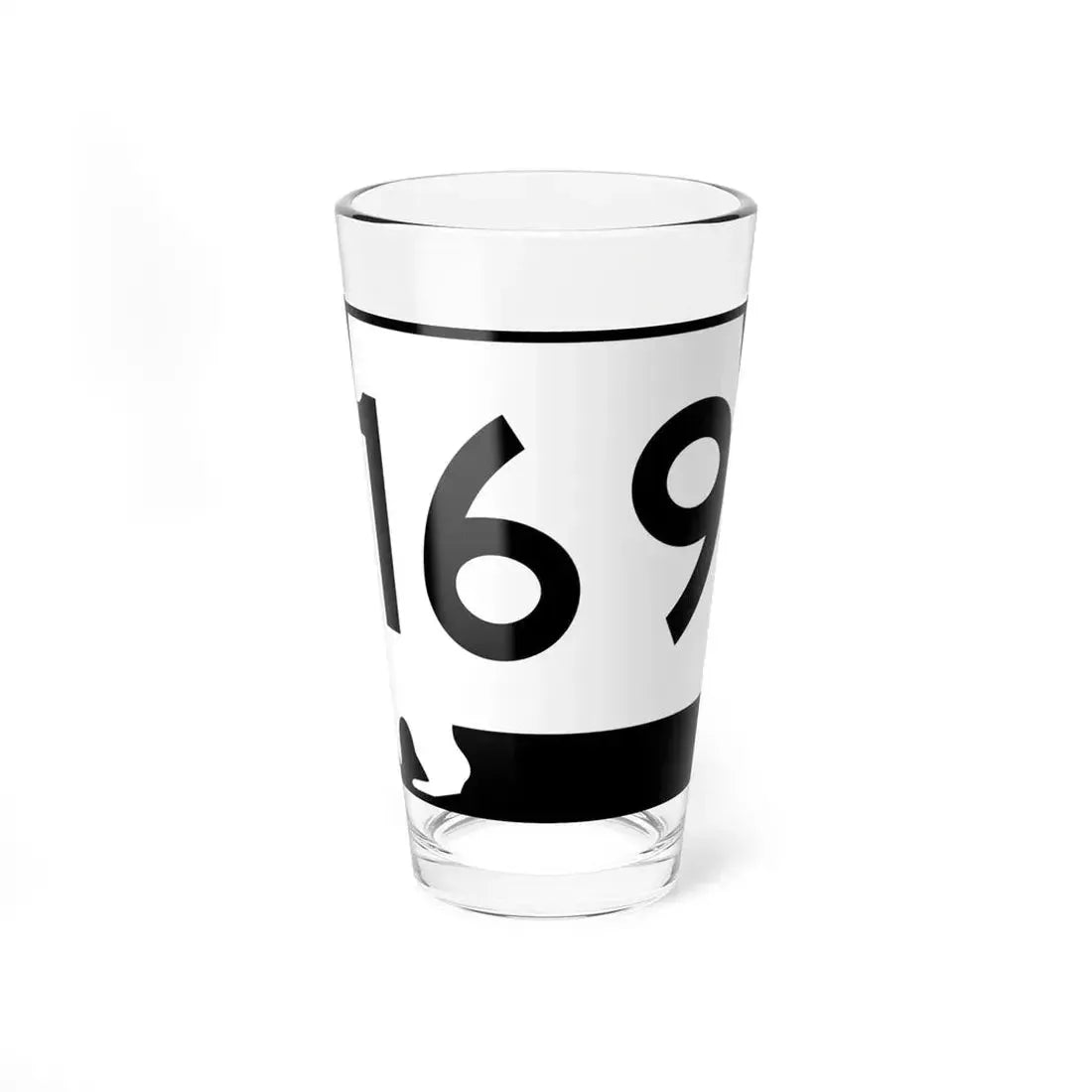 Alabama 169 (Alabama) (Road Sign) Pint Glass 16oz 16oz - Go Mug Yourself
