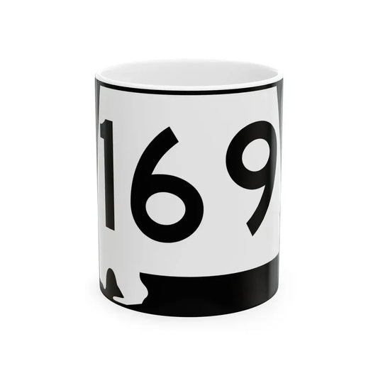 Alabama 169 (Alabama) (Road Sign) White Coffee Mug 11oz - Go Mug Yourself